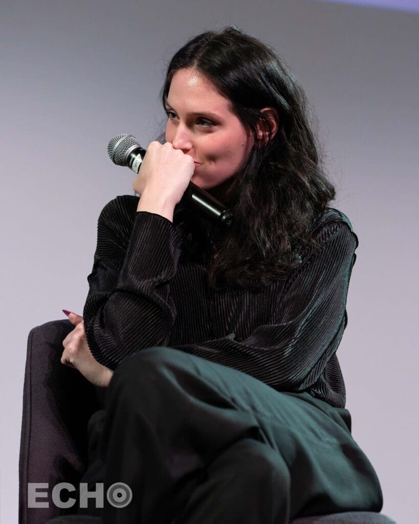 photo during Q&A with Ava Victor at Independent Film Festival Boston